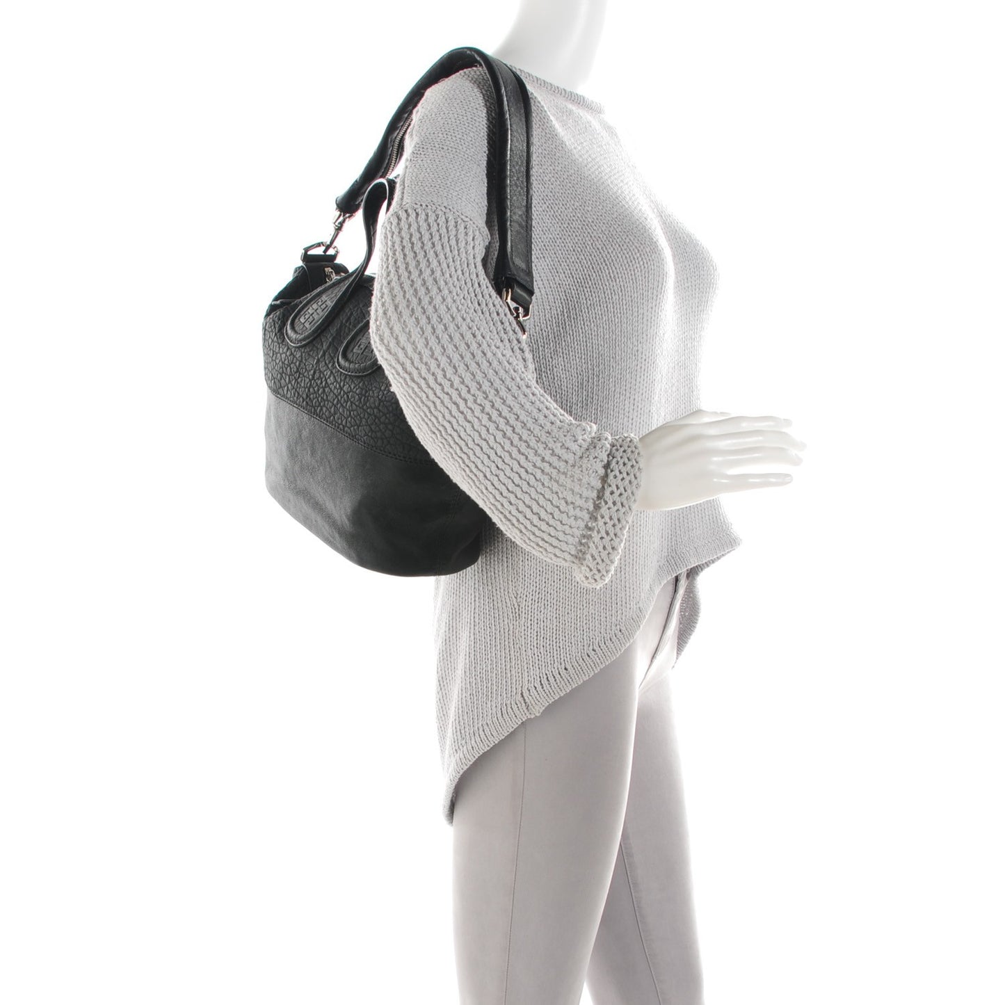 Sheepskin Calfskin Small Nightingale Black