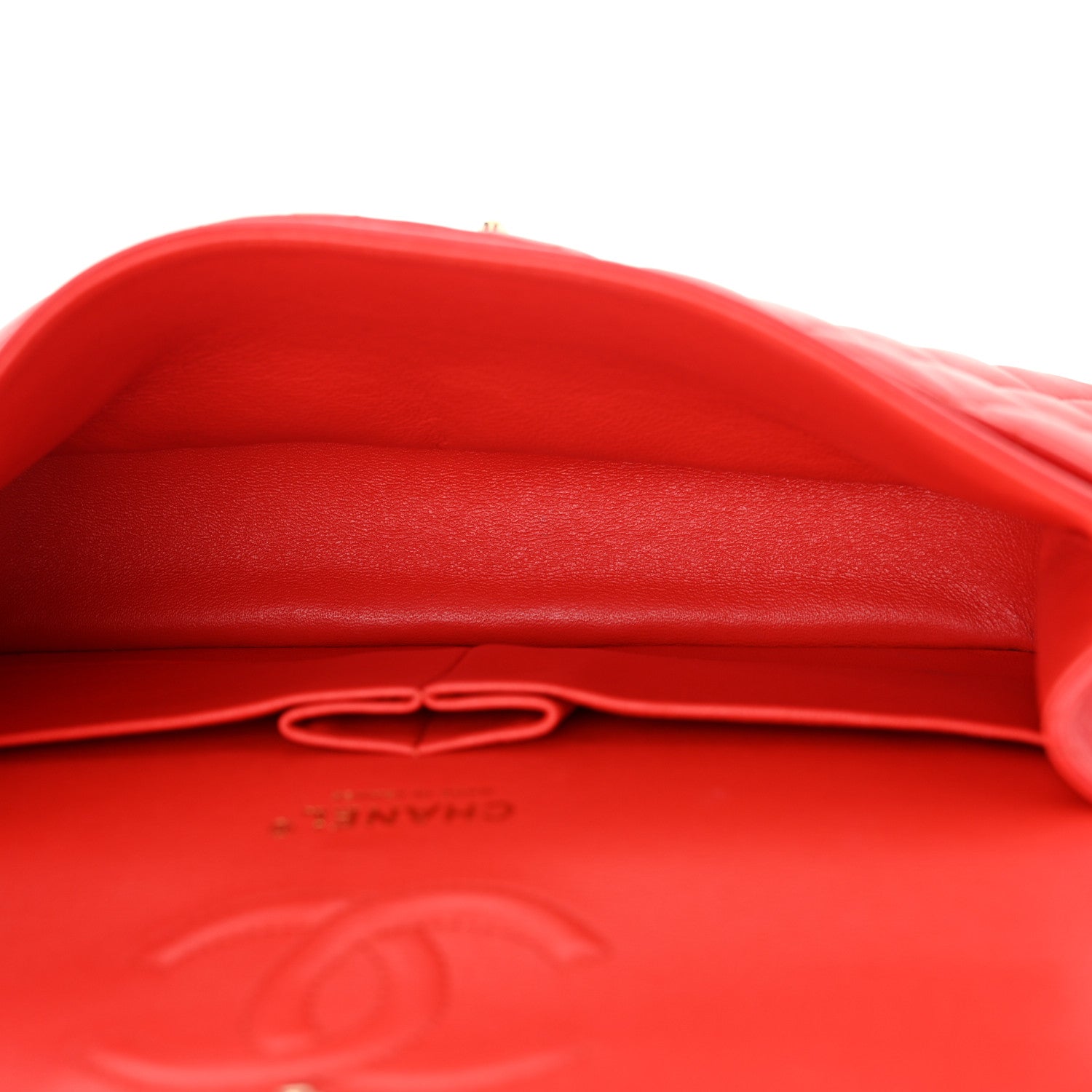 Chanel Lambskin Quilted Medium Double Flap Red 5 of 10