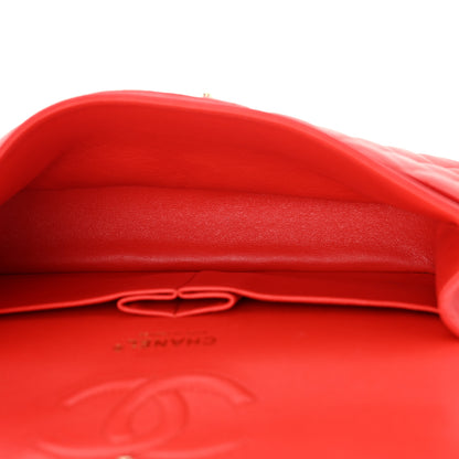 Chanel Lambskin Quilted Medium Double Flap Red 5 of 10