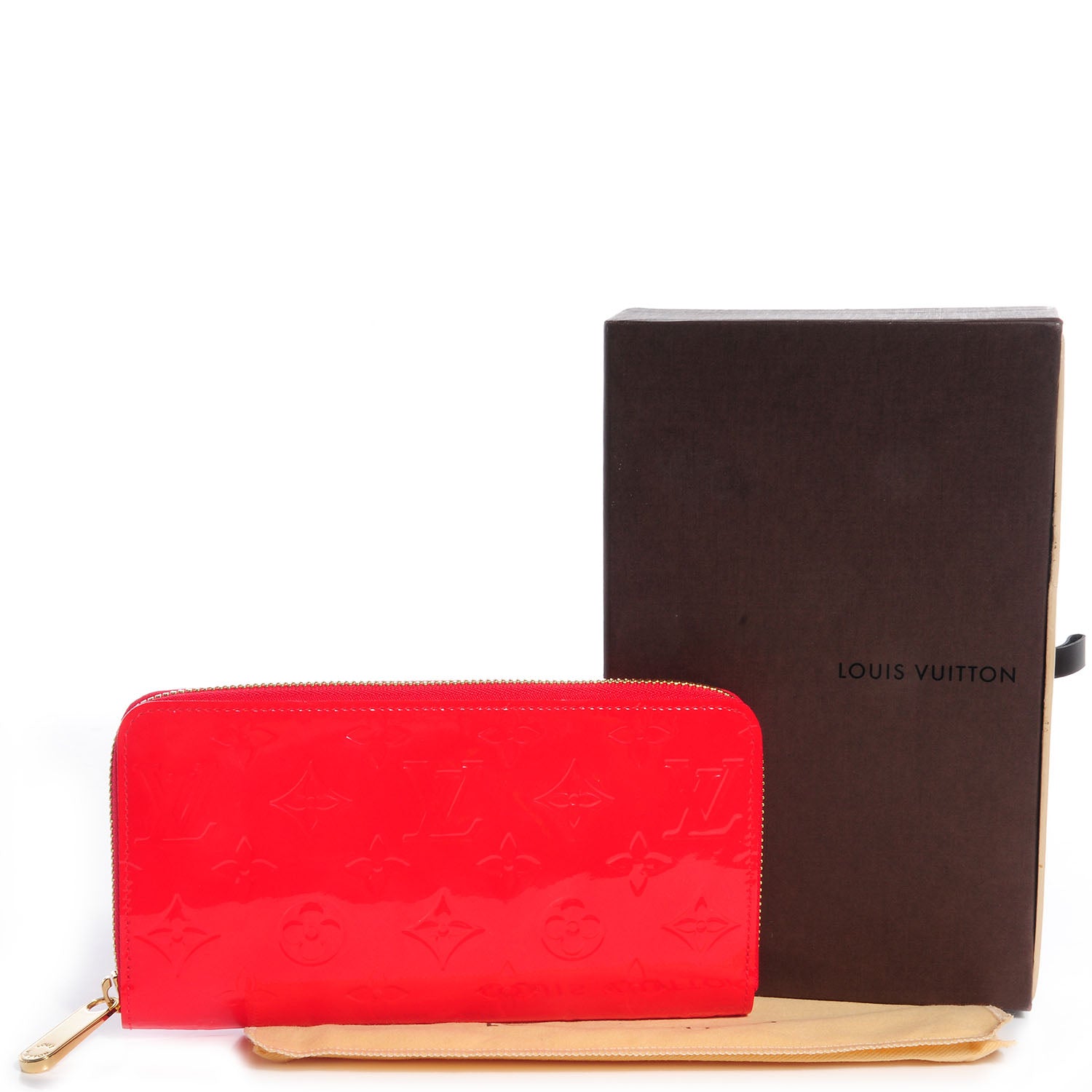Louis Vuitton Vernis Zippy Wallet Rouge Grenadine 5 of 8