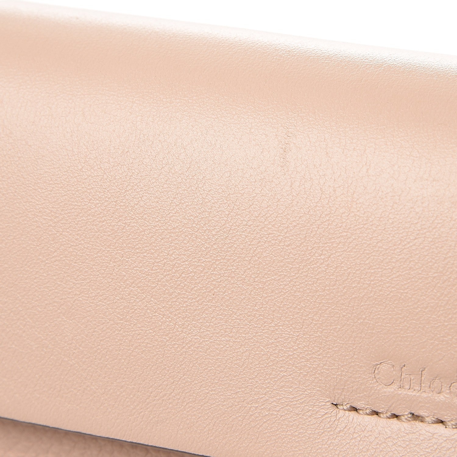 Chloe Calfskin Mini Faye Shoulder Bag Cement Pink 9 of 9
