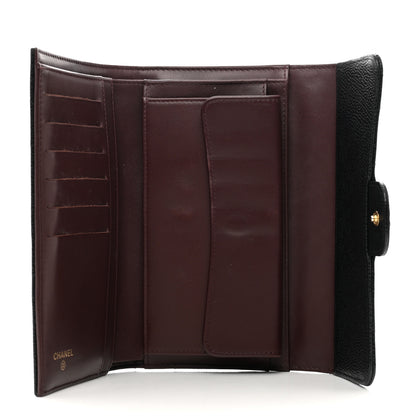 Chanel Caviar Quilted Large Flap Wallet Black 5 of 12