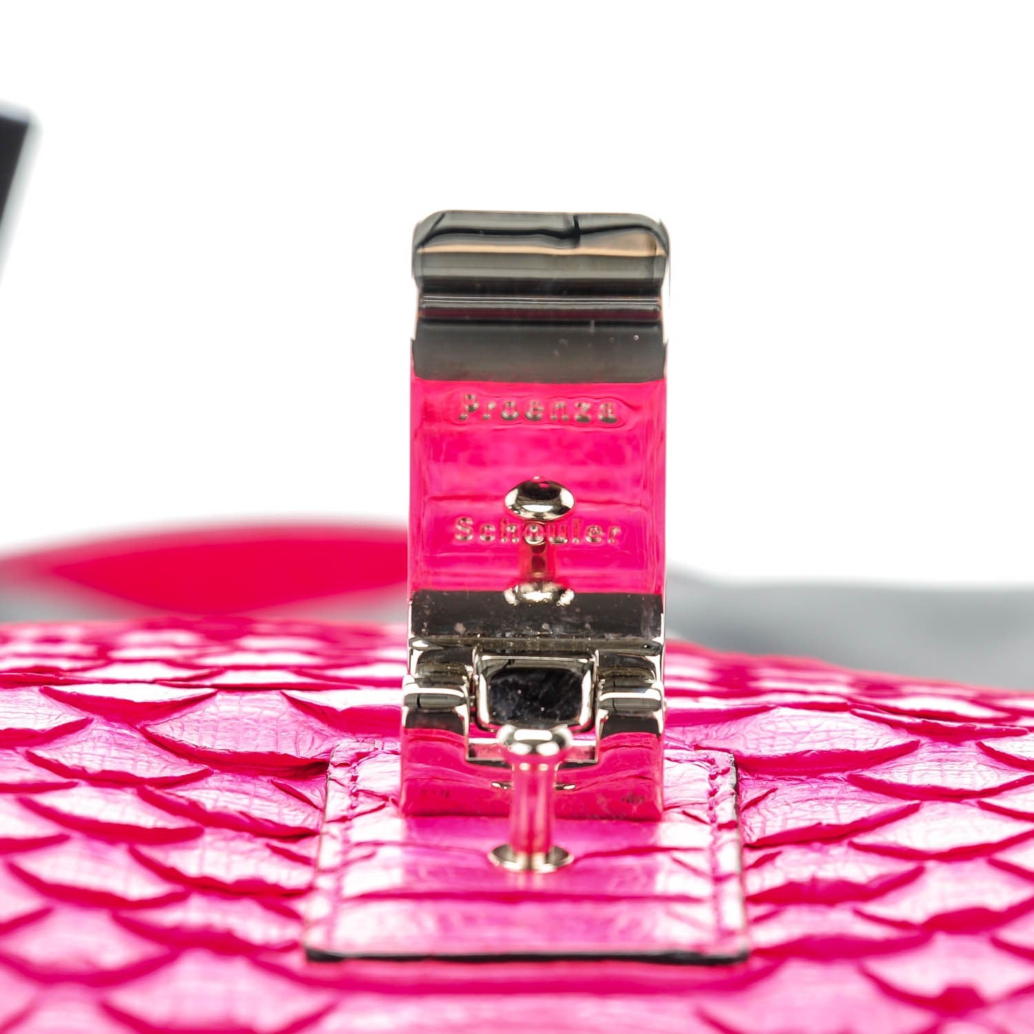 Proenza Schouler Python PS Courier Bag Hot Pink 5 of 8