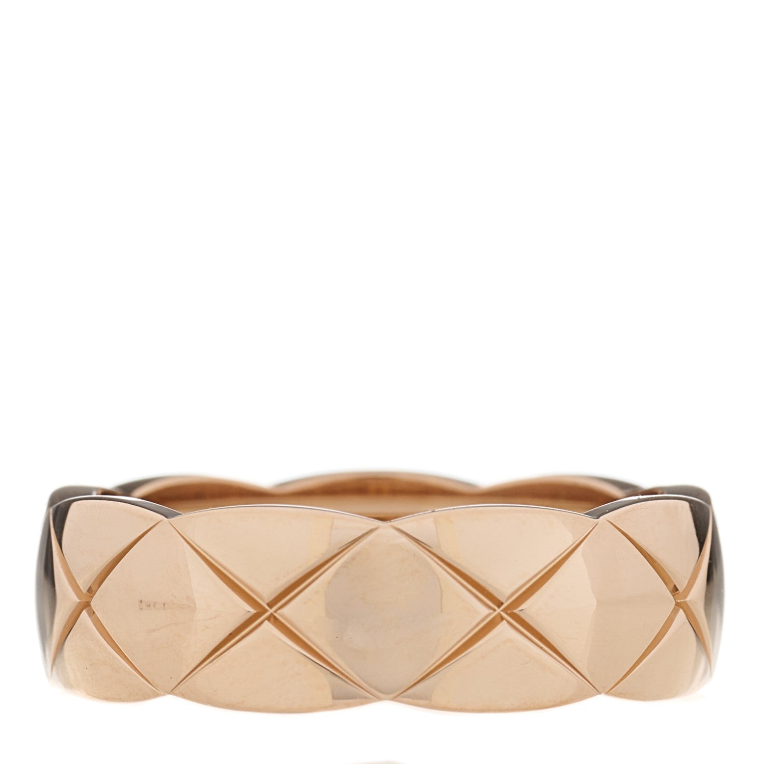 Chanel 18K Beige Gold Small Coco Crush Ring 58 8.5 1 of 5