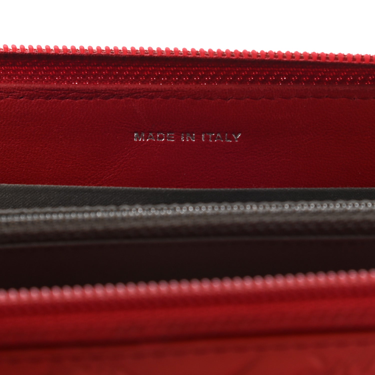 Chanel Patent Calfskin Lucky Symbols Zip Around Wallet Red 6 of 15