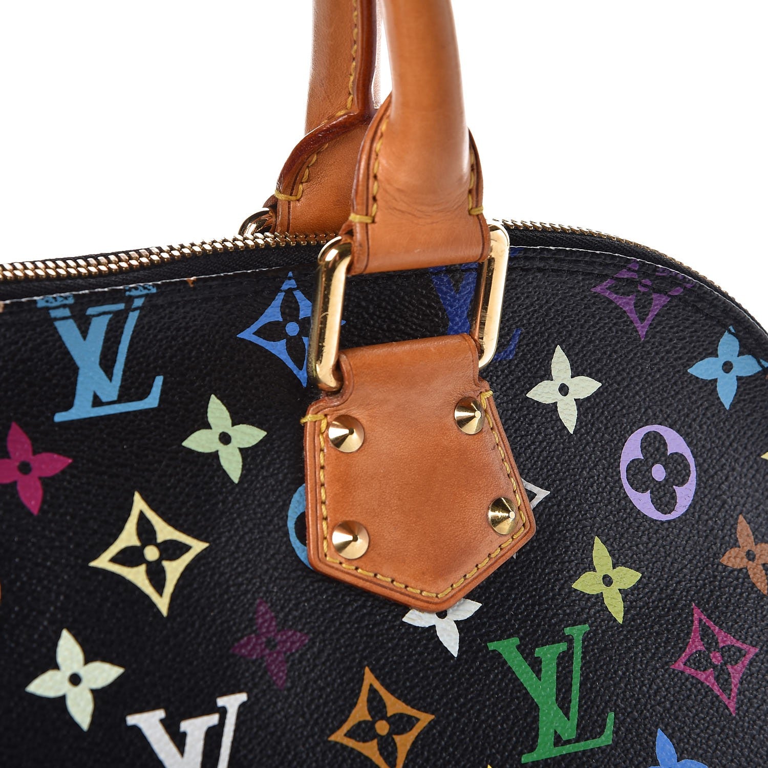 Louis Vuitton Monogram Multicolor Alma Black 19 of 20