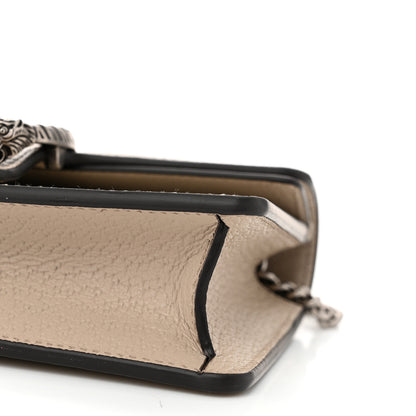 Gucci GG Supreme Monogram Textured Dollar Calfskin Super Mini Dionysus Shoulder Bag Beige Mystic White Oatmeal 10 of 11
