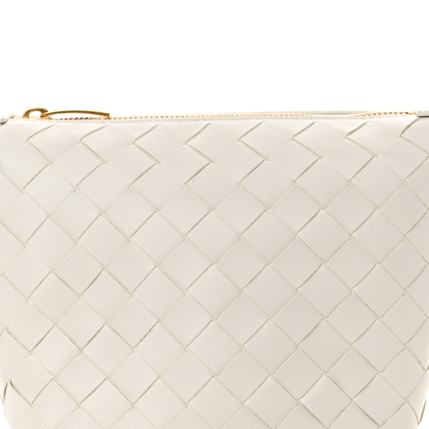 Calfskin Nappa Intrecciato Candy Wallace White