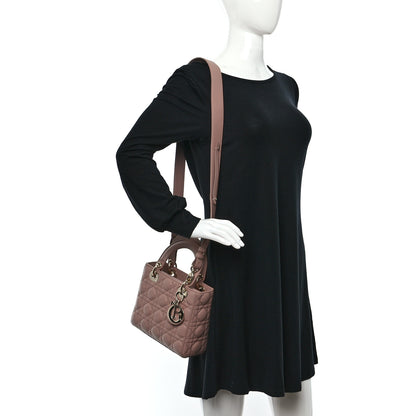 Christian Dior Lambskin Cannage Small My ABCDior Lady Dior Fard 2 of 9