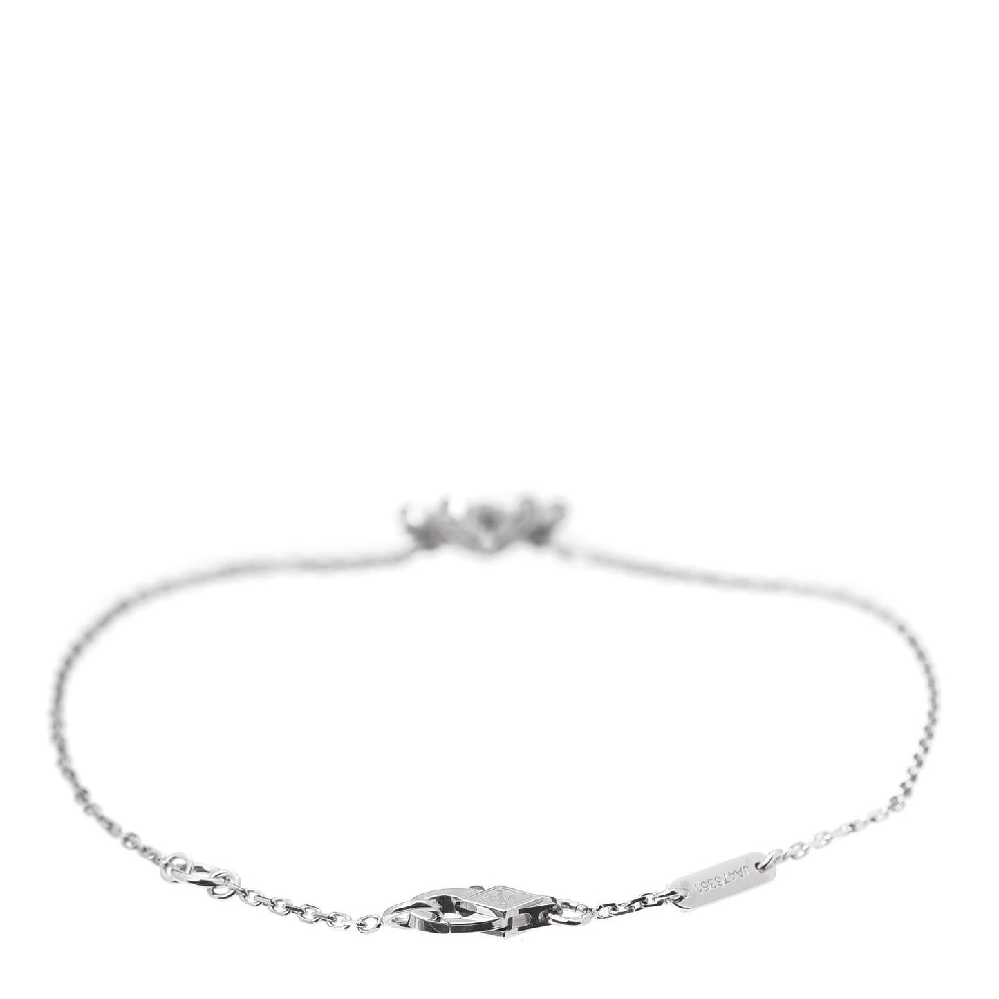 18K White Gold Diamond Mini Frivole Pave Bracelet