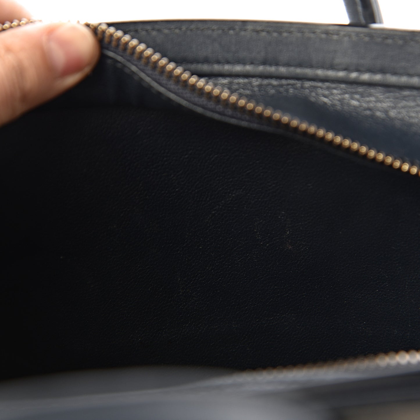 Goatskin Smooth Calfskin Nano Tri-Color Luggage Firefly