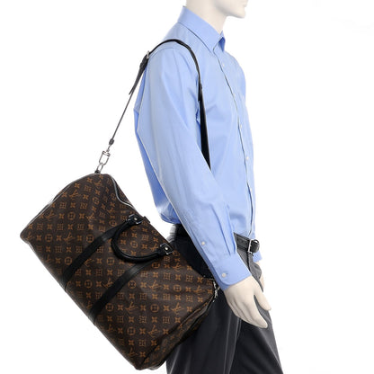 Louis Vuitton Monogram Macassar Keepall Bandouliere 45 2 of 7