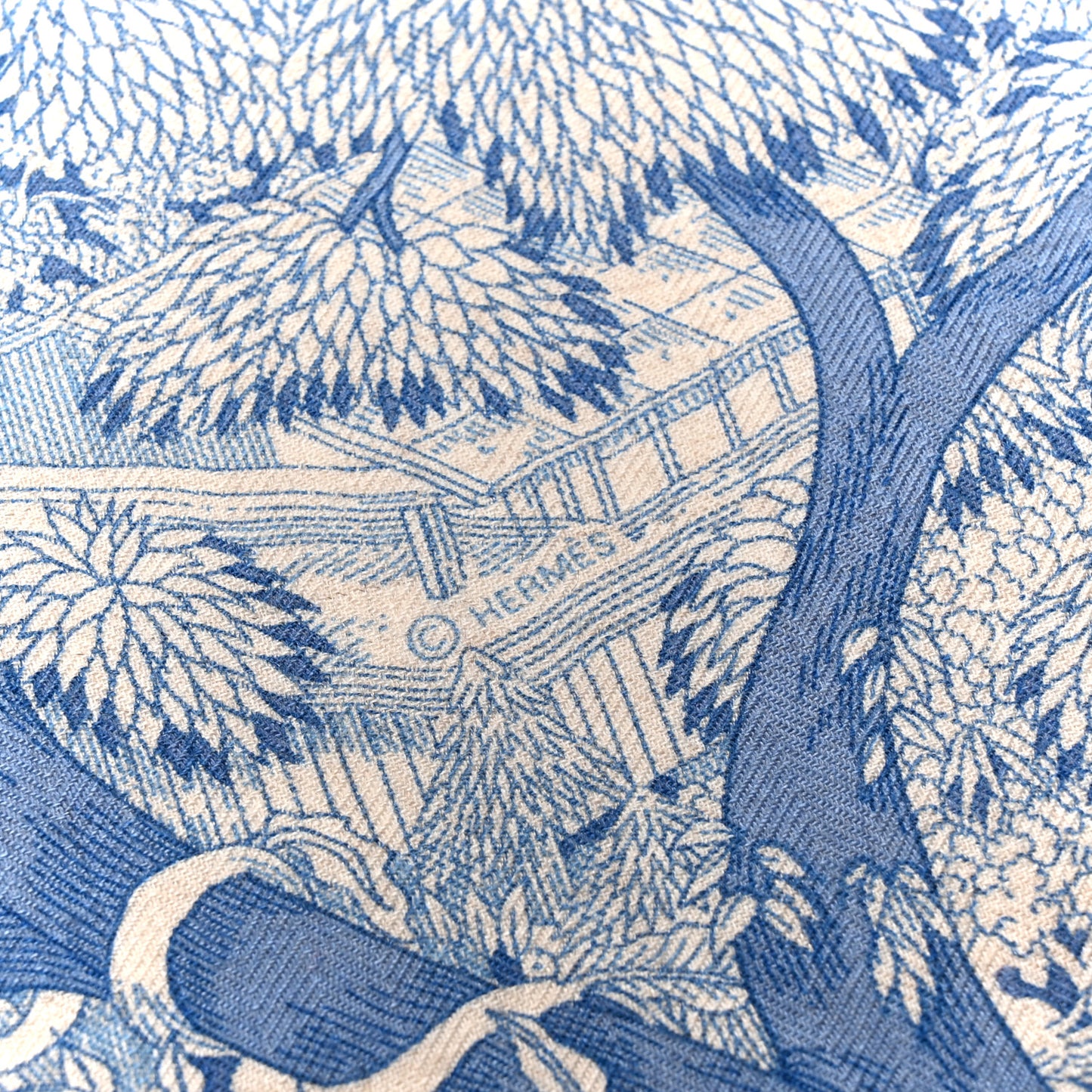 Cashmere Silk Retour a la Nature 140 Bleu Jean Rose Vert