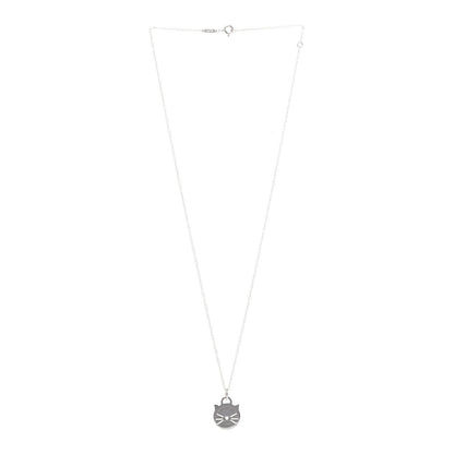 Tiffany Sterling Silver Return To Tiffany Cat Pendant Necklace 3 of 7