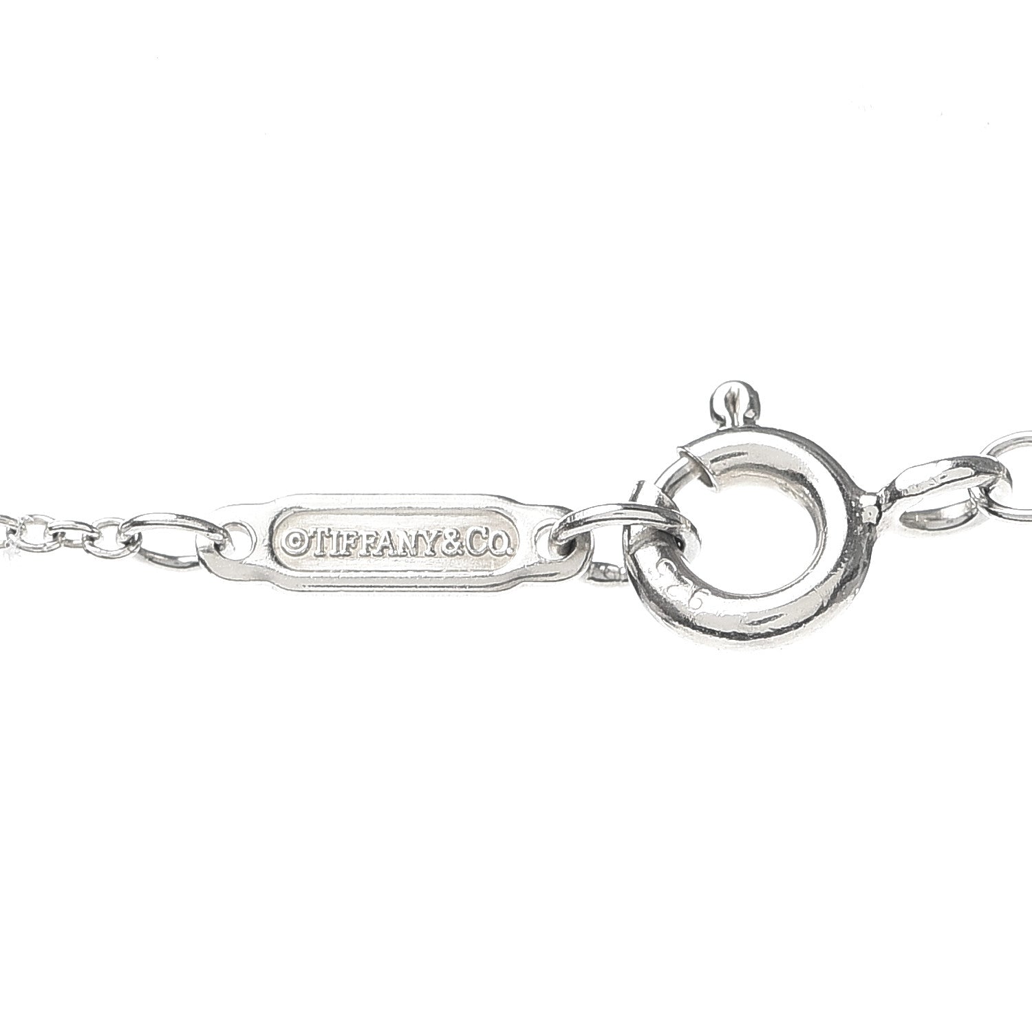 Tiffany Sterling Silver Enchant Heart Key Pendant Necklace 5 of 6