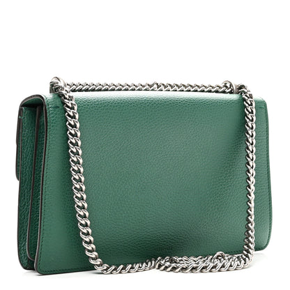 Gucci Pebbled Calfskin Small Dionysus Shoulder Bag Emerald 3 of 10