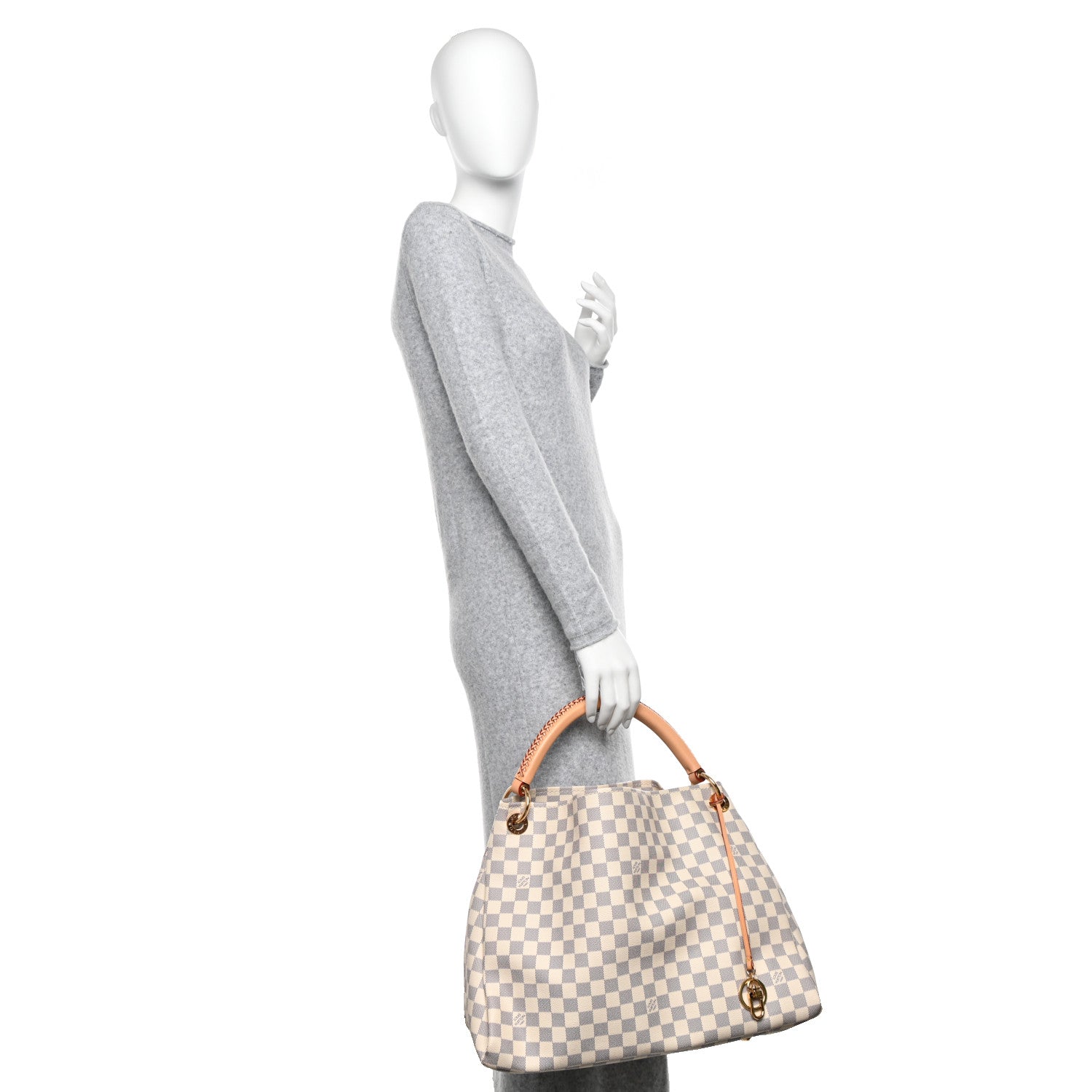 Louis Vuitton Damier Azur Artsy MM 2 of 10