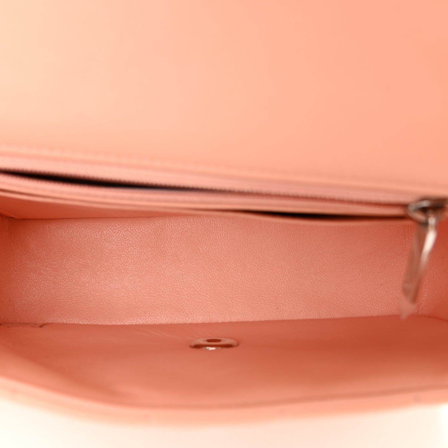 Chanel Lambskin Quilted Mini Rectangular Flap Light Pink 5 of 10