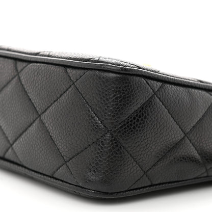 Chanel Caviar Quilted Flap Camera Case Black 11 of 13