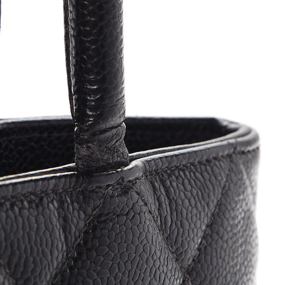 Chanel Caviar Quilted Medallion Tote Black 9 of 19