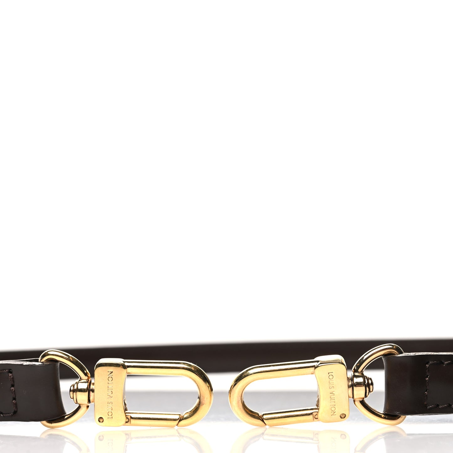 Calfskin 12mm Adjustable Shoulder Strap Brown