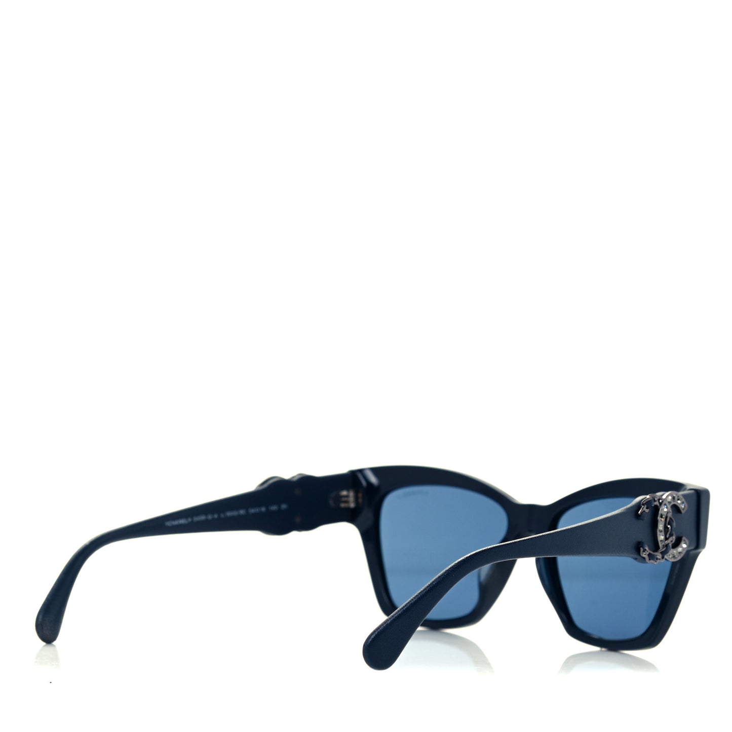 Acetate Square Cat Eye CC Sunglasses 5456QA Blue
