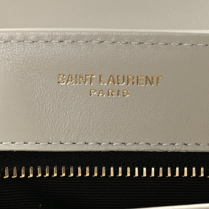 Saint Laurent Calfskin Y Quilted Monogram Toy Loulou Crossbody Bag Blanc Vintage 6 of 10