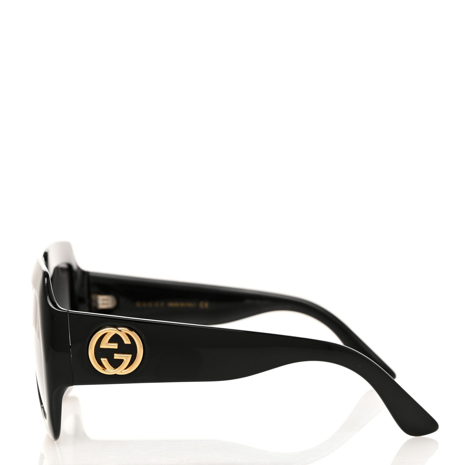 Gucci Acetate Square Frame Sunglasses GG0053S Black 3 of 8