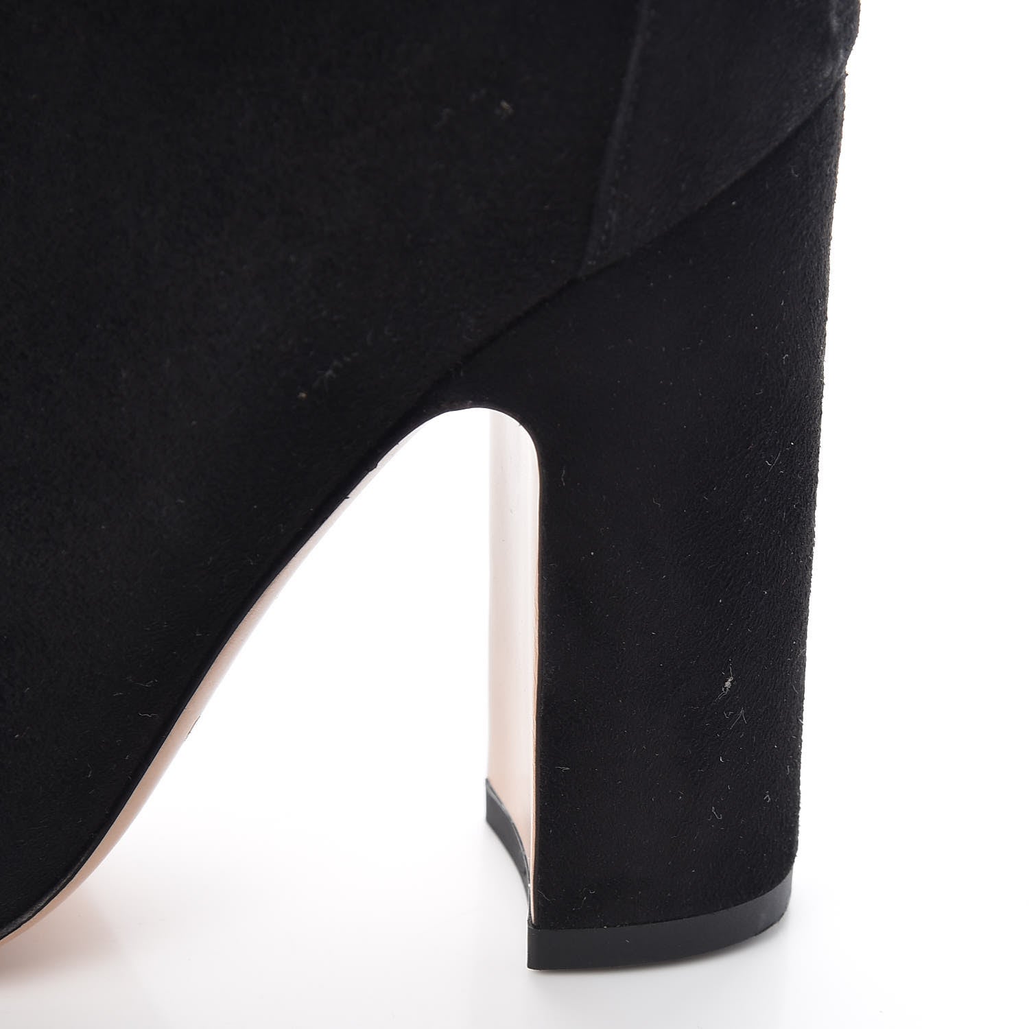 Valentino Garavani Suede Ankle Chain Boots 35.5 Black 13 of 15
