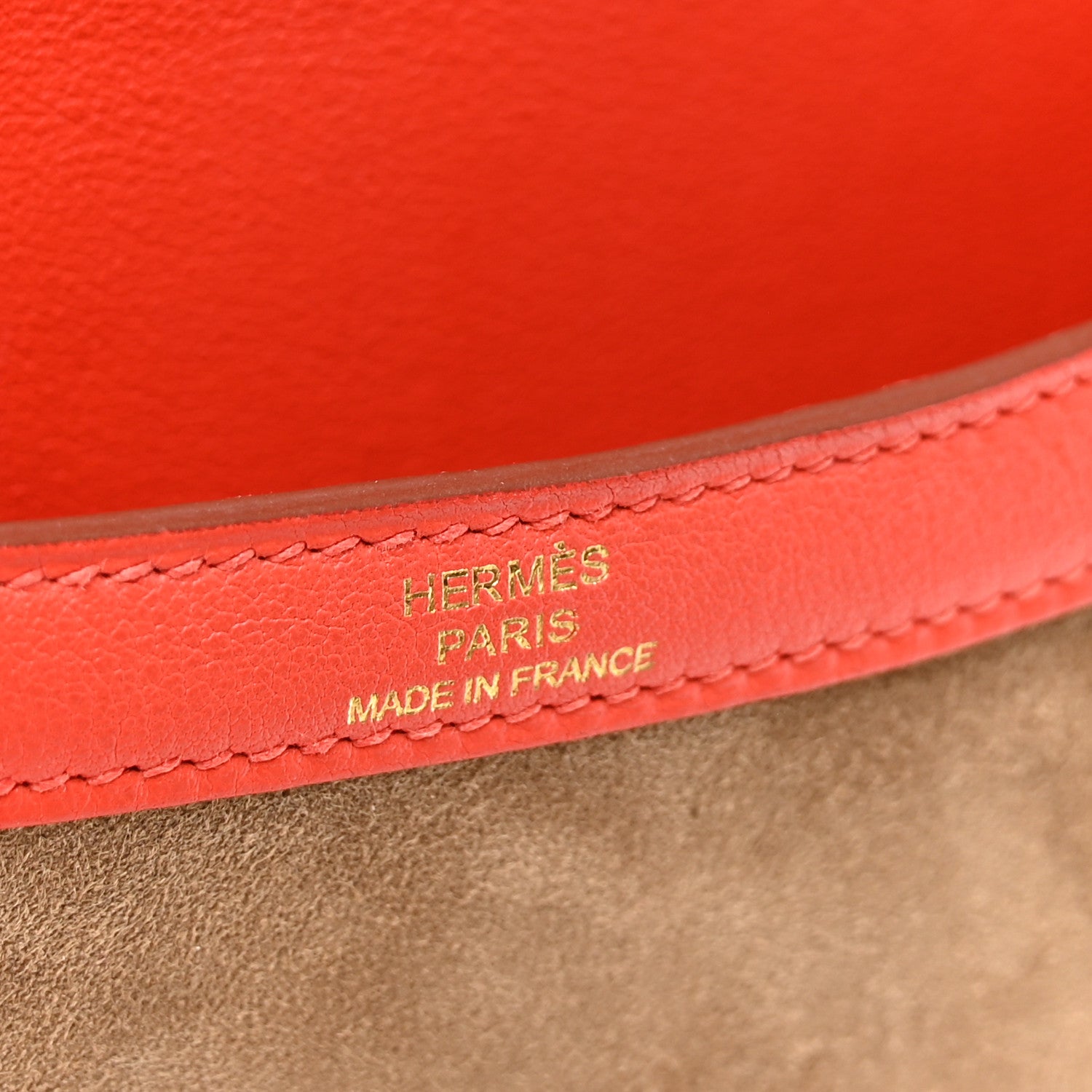 Hermes Veau Doblis Swift Constance 24 Chamois Capucine 1902130