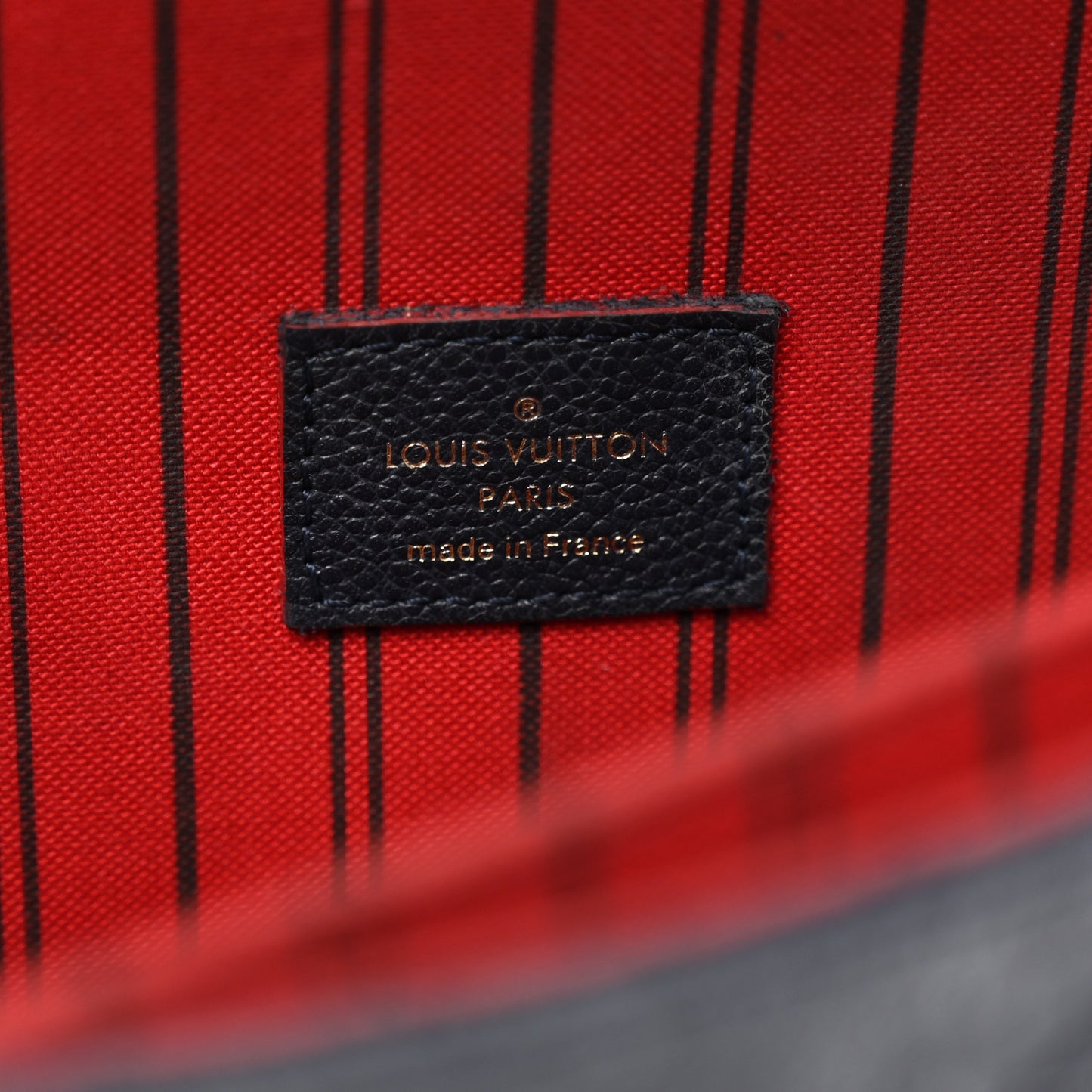 Empreinte Pochette Metis Marine Rouge