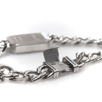 Chanel Stainless Steel 20mm Chain Premiere Quartz Watch Black L 7 of 8