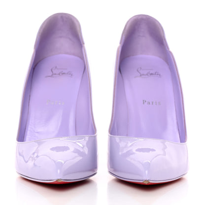 Christian Louboutin Patent Hot Chick 100 Pumps 41 Lilac Smoke 2 of 14
