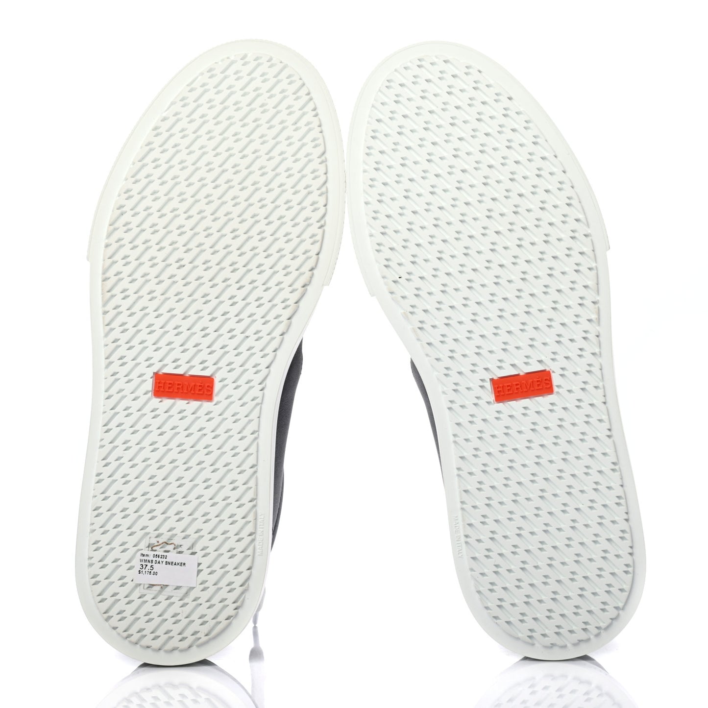 Calfskin Day Sneakers 37.5 Black