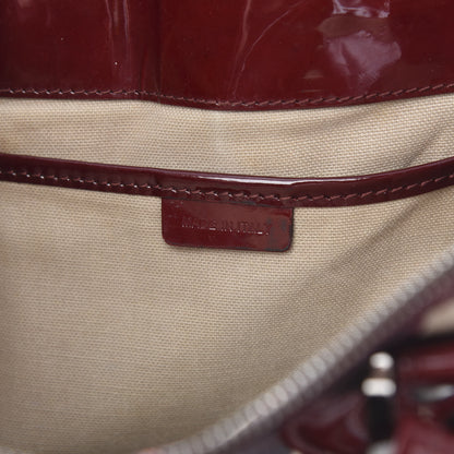 Burberry Nova Check Heart Print Pilgrim Satchel Berry 7 of 19