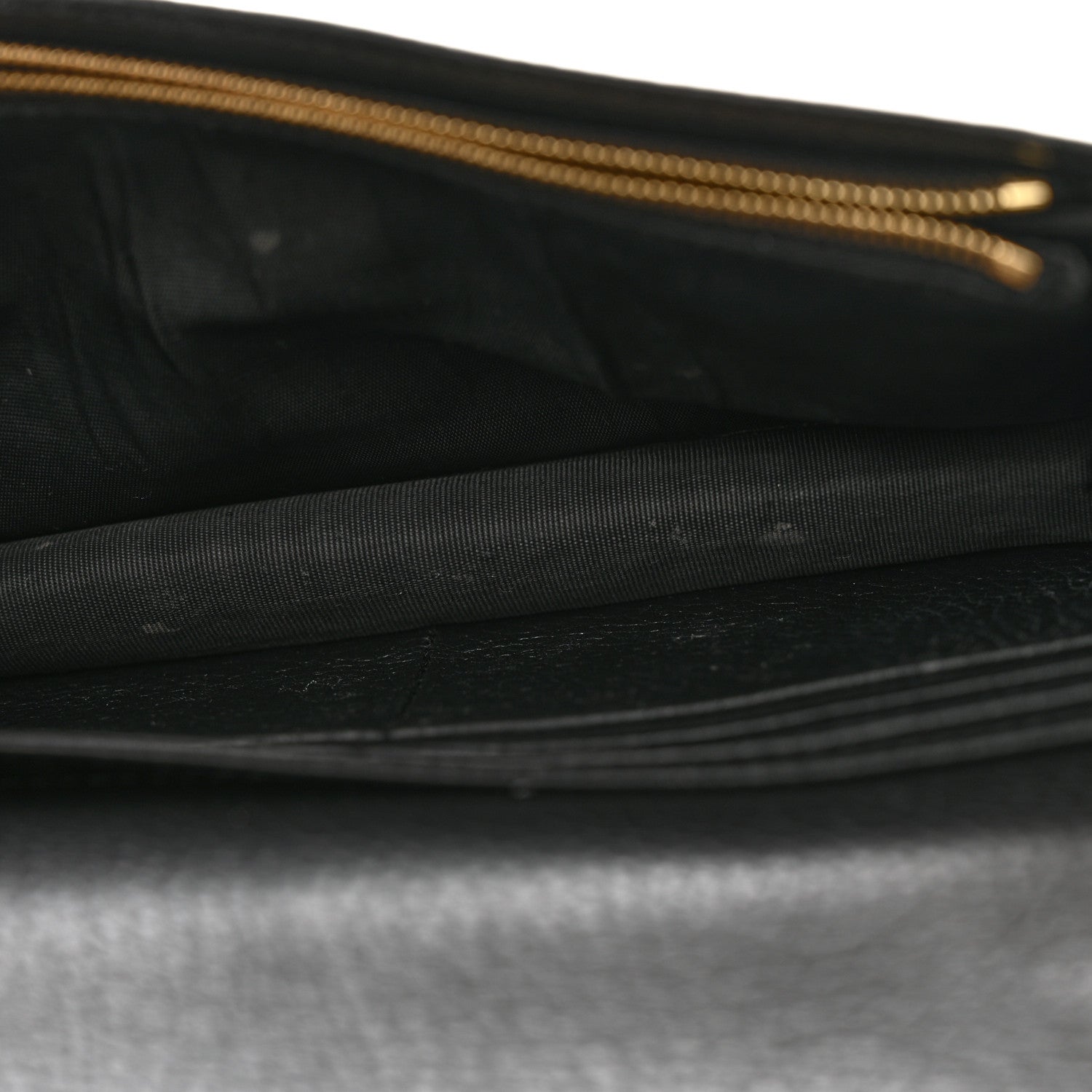 Gucci Calfskin Mini GG Marmont Chain Wallet Black 5 of 16