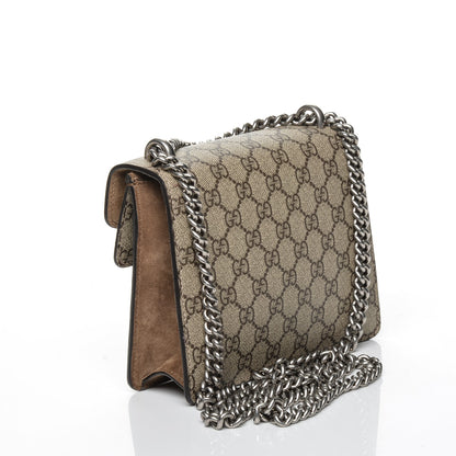 Gucci GG Supreme Monogram Mini Dionysus Shoulder Bag Taupe 3 of 7