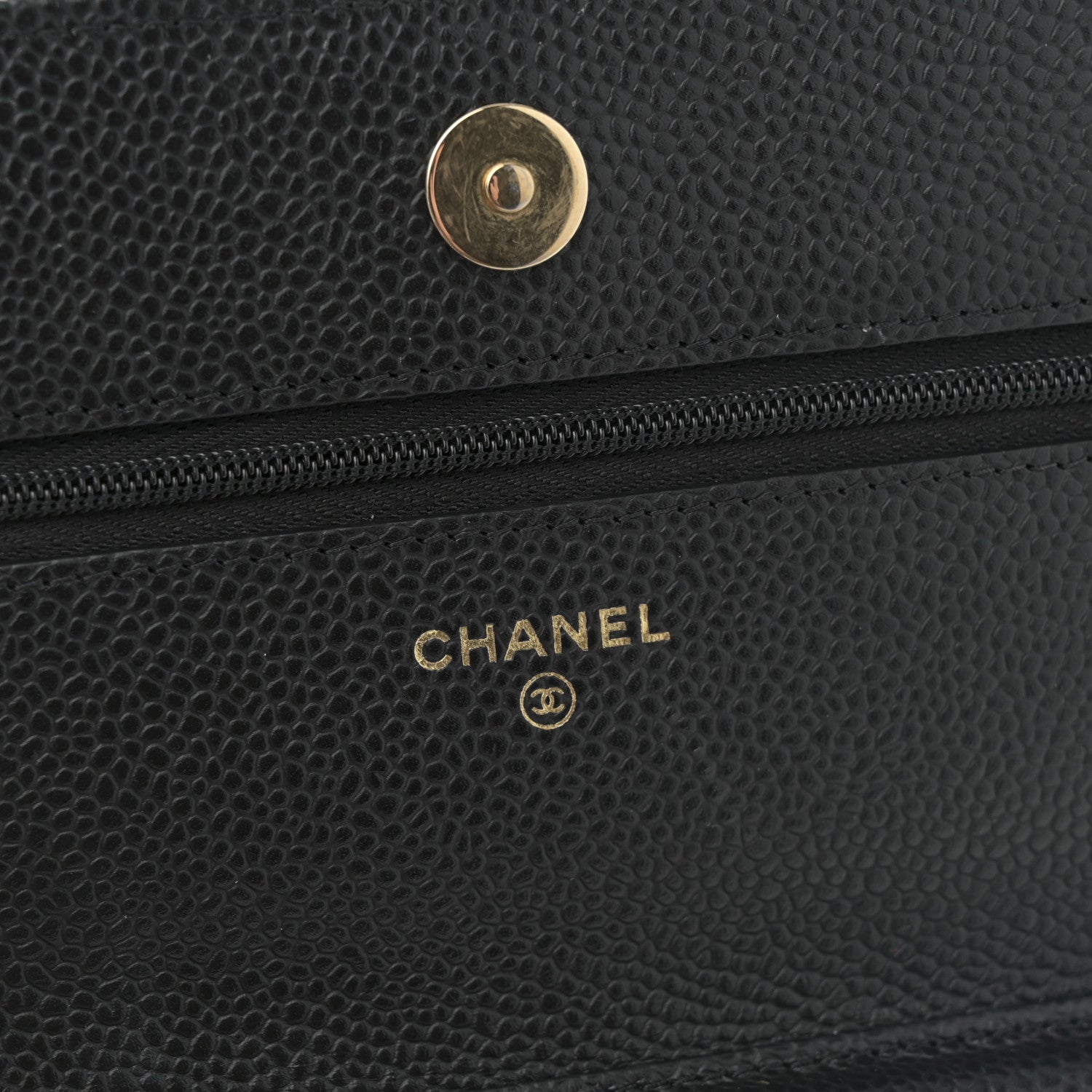 Chanel Caviar Quilted Wallet on Chain WOC Black 6 of 11
