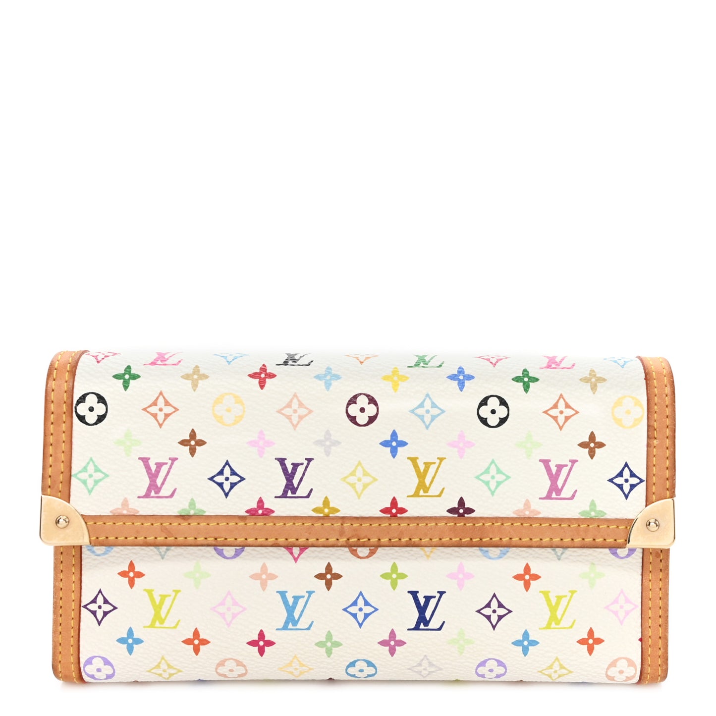 Monogram Multicolor Porte Tresor International Wallet White