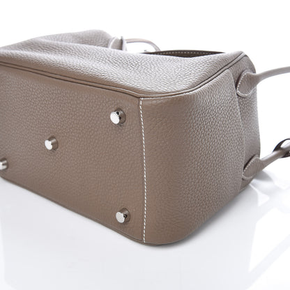 Hermes Taurillon Clemence Lindy 26 Etoupe 6 of 10