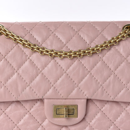 Chanel Aged Calfskin Quilted 2.55 Reissue 225 Flap Pink 11 of 11