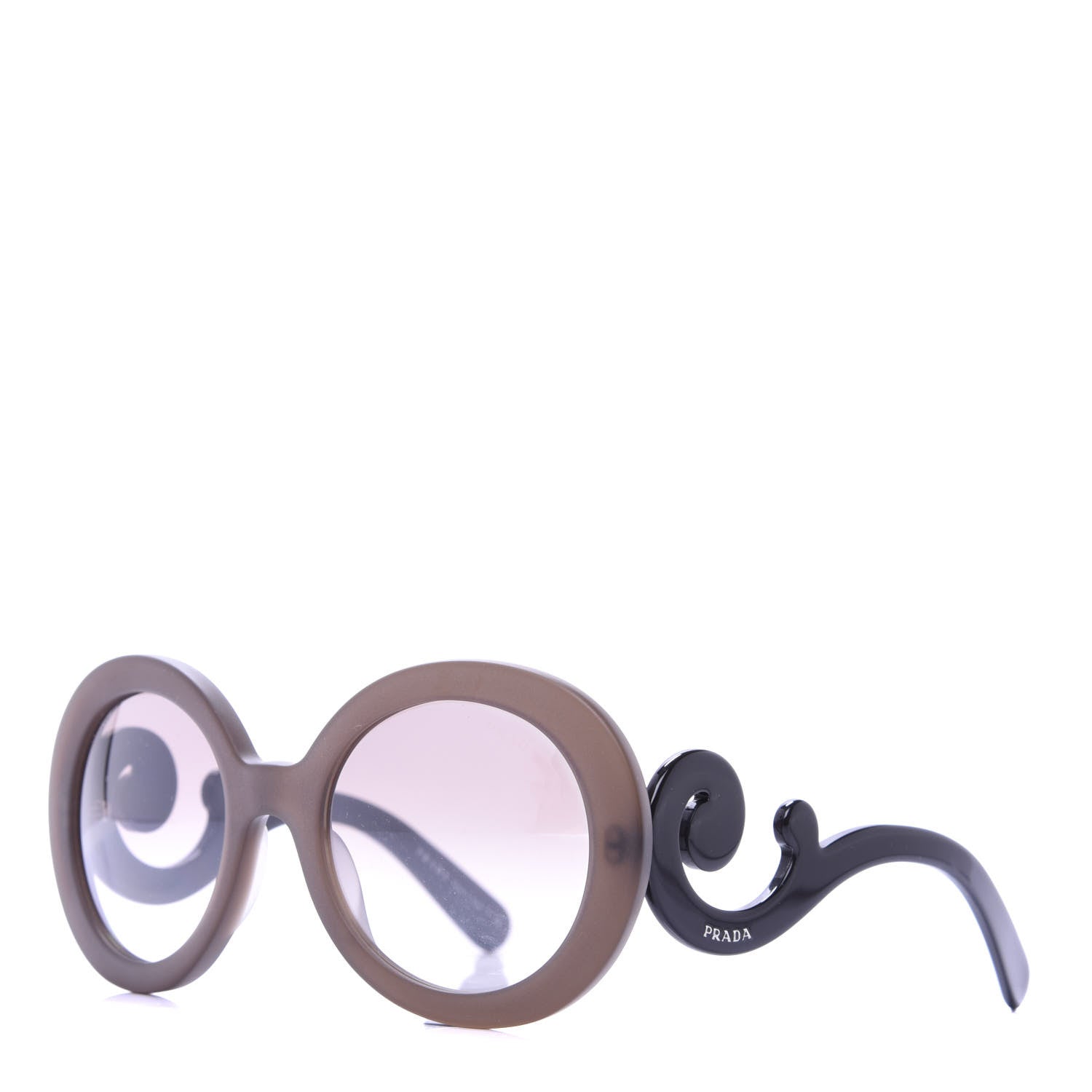 Prada Baroque Sunglasses SPR 27N Brown 1 of 8