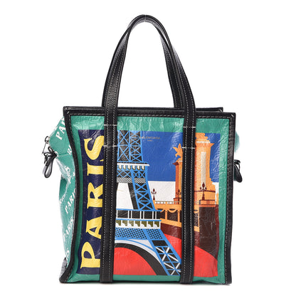 Balenciaga Agneau Arena Paris Print S Bazar Shopper Tote 1 of 10
