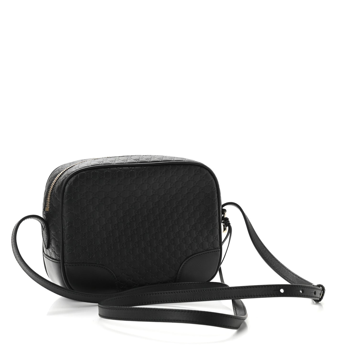 Microguccissima Mini Bree Messenger Bag Black
