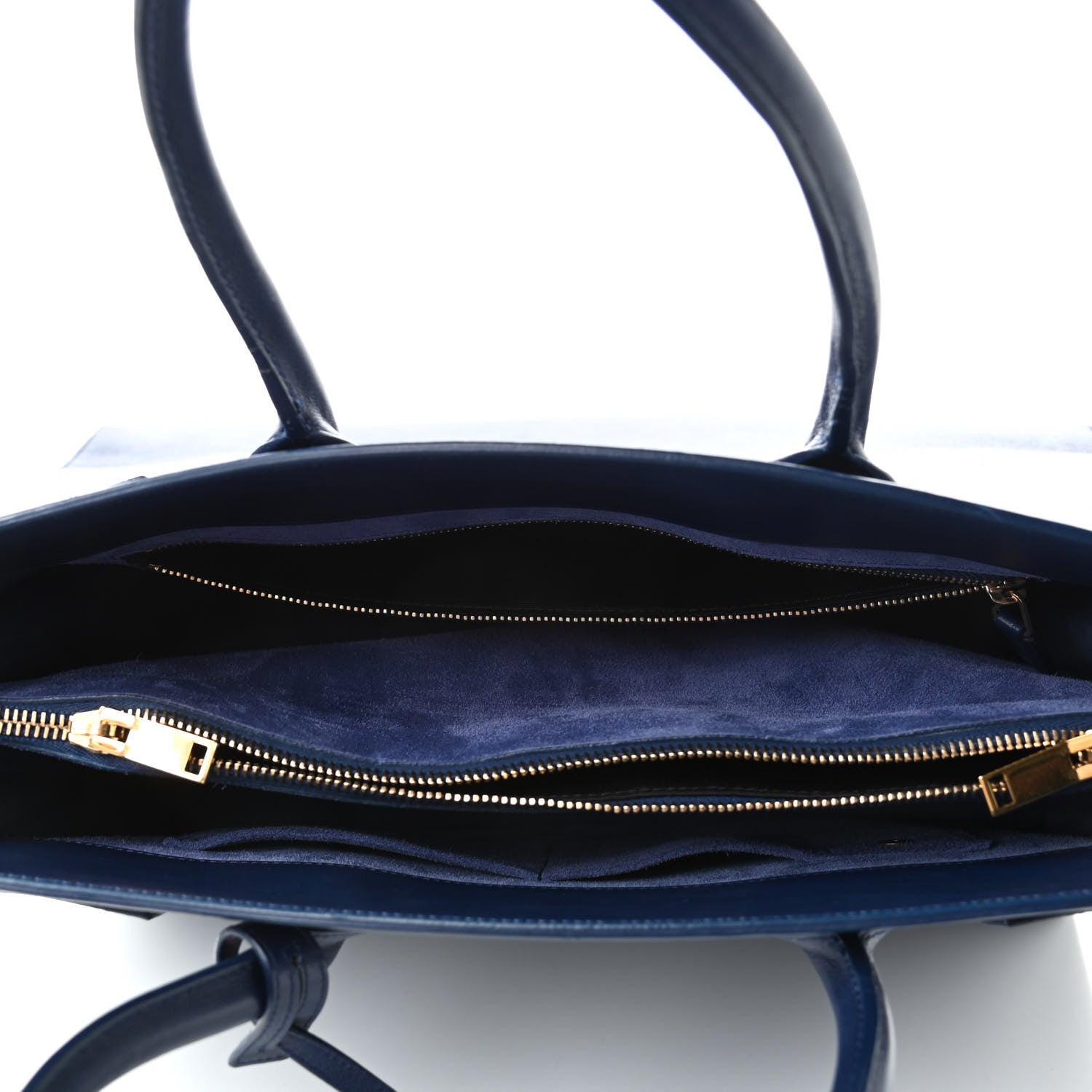 Saint Laurent Calfskin Large Sac De Jour Carryall Navy 4 of 6