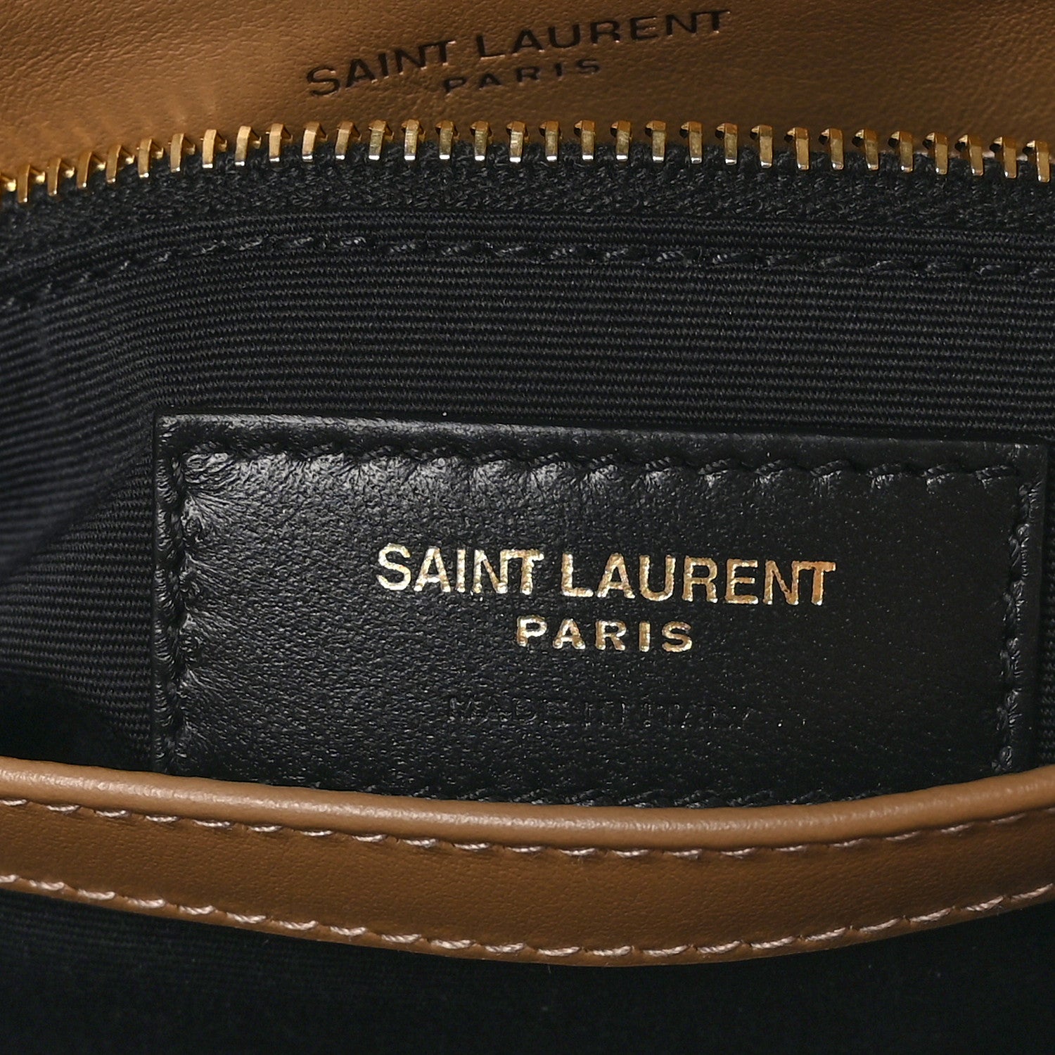 Saint Laurent Calfskin Y Quilted Monogram Toy Loulou Crossbody Bag Latte 6 of 10