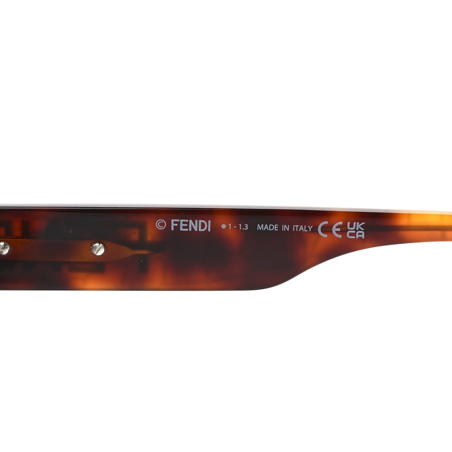 Acetate Fendigraphy Square Sunglasses FE40078I Tortoise Shell