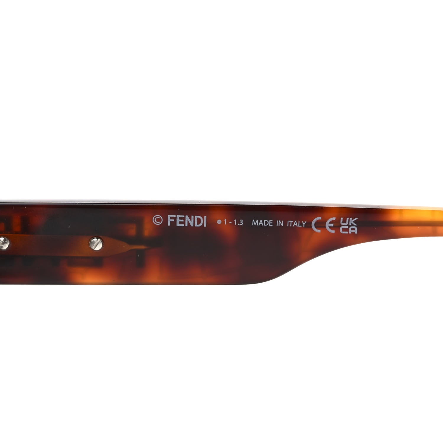 Fendi Acetate Fendigraphy Square Sunglasses FE40078I Tortoise Shell 5 of 7