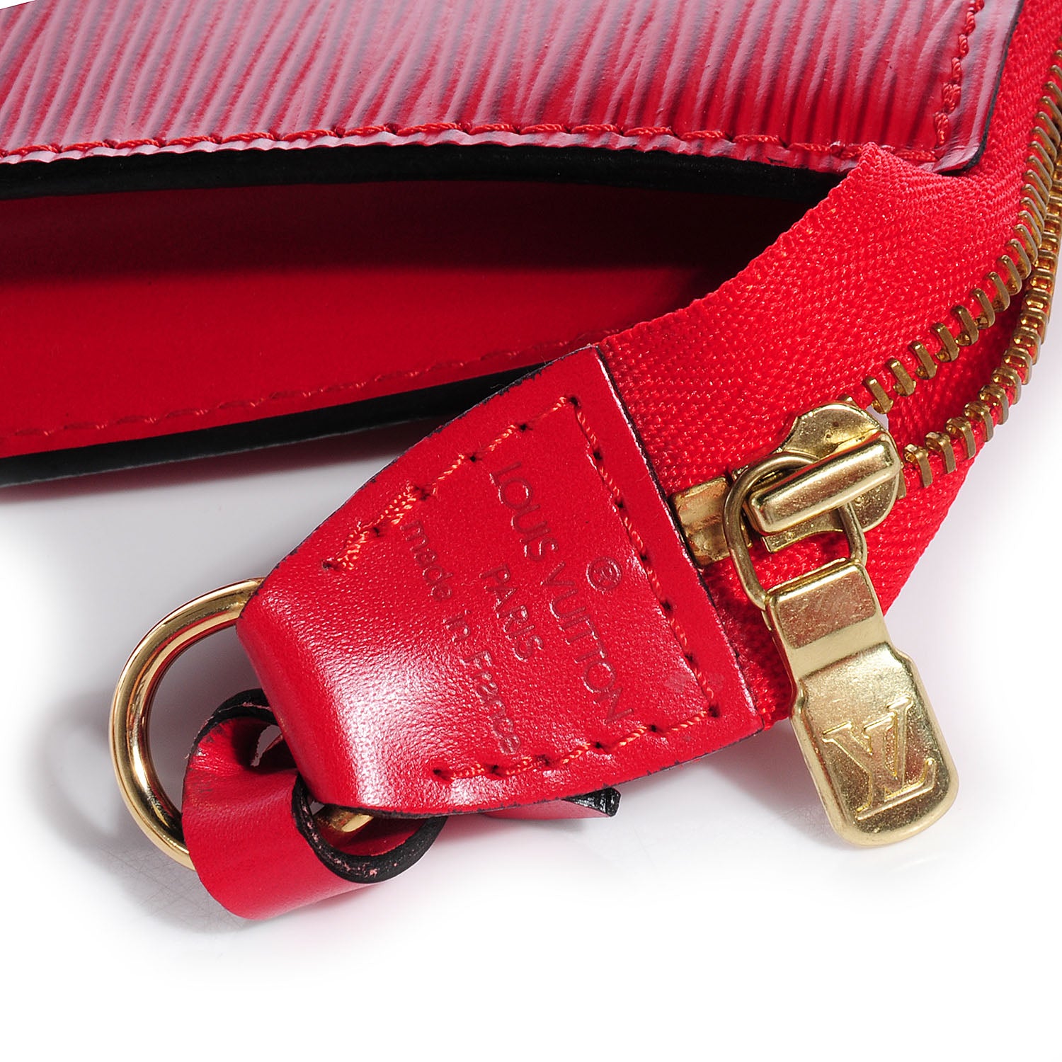 Louis Vuitton Epi Pochette Accessories 24 Rouge 6 of 8