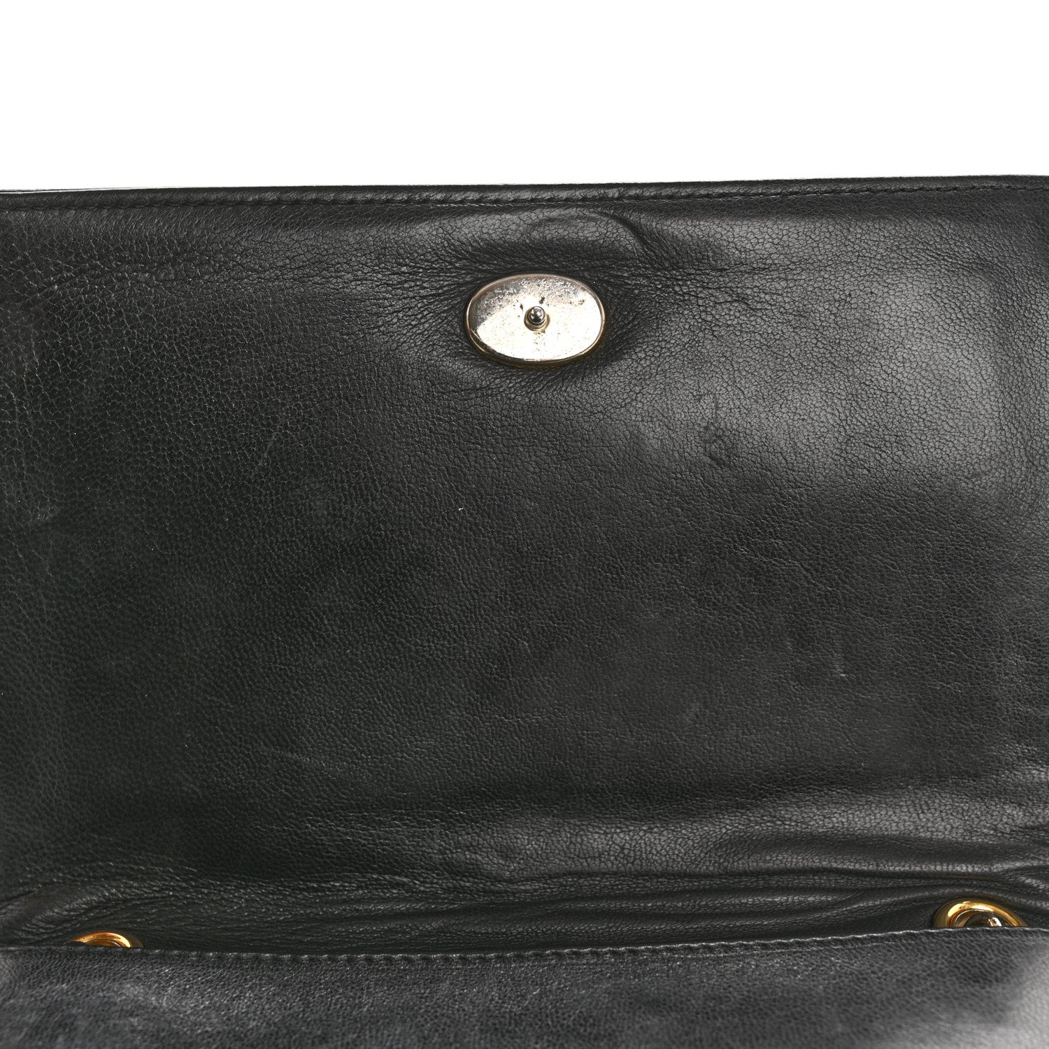 Chanel Lambskin CC Single Flap Black 1757570 – FASHIONPHILE